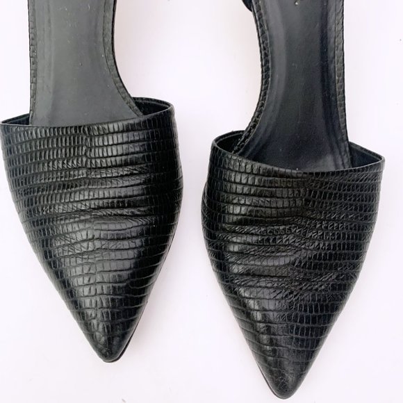 Vince Aurelian D'Orsay Embossed Leather Boots - Picture 3 of 14